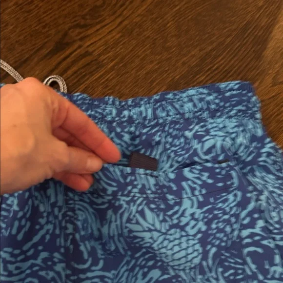 Speedo Men's Blue Pattern Swim Trunks-NWT - Picture 8 of 9